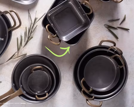 Antique Roaster Large 13,7x14,7xH5,2cm