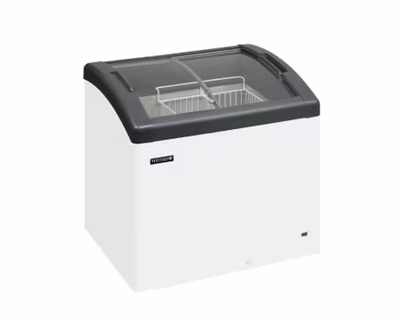 Glass Frysbox Focus 73, 720x650x850mm 161Liter, TEFCOLD