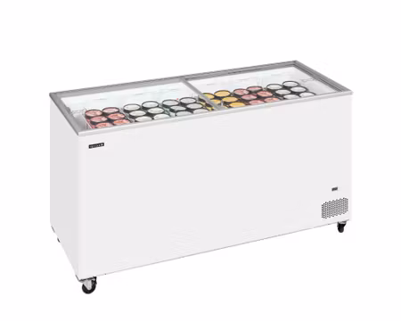 Glass frysbox IC501SC, 1550x630x892mm 491Liter, TEFCOLD