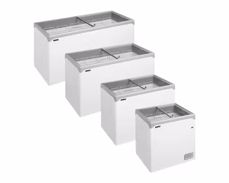 Glass frysbox NIC201SC, 740x650x885mm 186Liter, TEFCOLD