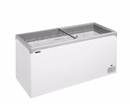 Glass frysbox NIC501SC, 1570x650x885mm 478Liter, TEFCOLD