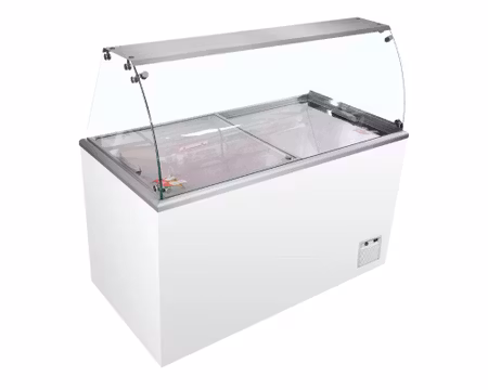 Glass Displayfrys IDA500-W1+, 1544x694x1330mm, TEFCOLD