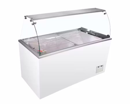 Glass Displayfrys IDA600-W1+, 1804x694x1330mm, TEFCOLD