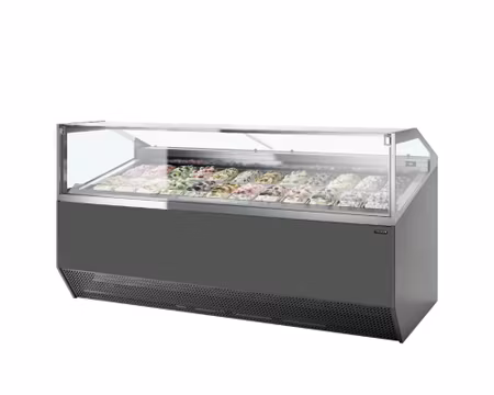 Glass Displayfrys SUPER CAPRI-12 Ventilerad, 1187x1110x1175mm, ISA ITALY