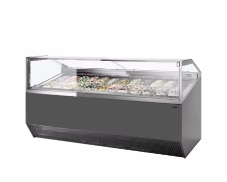 Glass Displayfrys SUPER CAPRI-18 Ventilerad, 1682x1110x1175mm, ISA ITALY