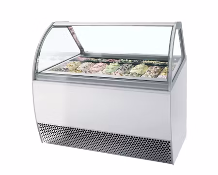 Glass Displayfrys MILLENNIUM LX-18 Ventilerad, 1661x1080x1356mm, ISA ITALY