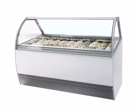 Glass Displayfrys MILLENNIUM LX-20 Ventilerad, 1826x1080x1356mm, ISA ITALY
