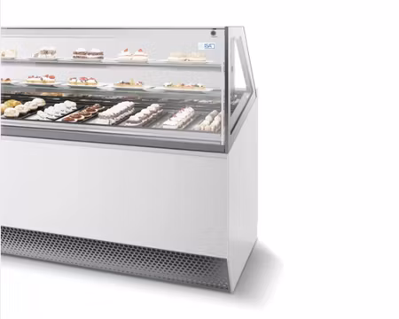 Glass Displayfrys MILLENNIUM ST-12 Ventilerad, 1166x1054x1356mm, ISA ITALY