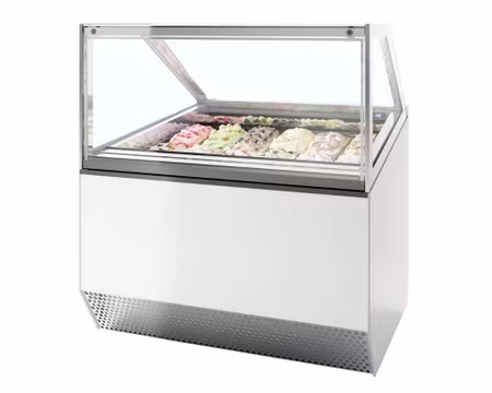 Glass Displayfrys MILLENNIUM ST-12 Ventilerad, 1166x1054x1356mm, ISA ITALY