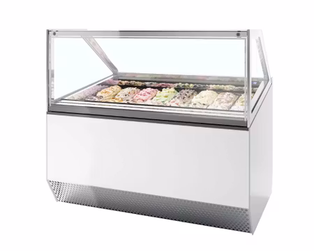 Glass Displayfrys MILLENNIUM ST-16 Ventilerad, 1496x1054x1356mm, ISA ITALY