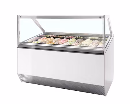 Glass Displayfrys MILLENNIUM ST-18 Ventilerad, 1661x1054x1356mm, ISA ITALY