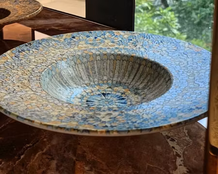 MOSAIC Tallrik djup Med Brett Bräm, D28cm