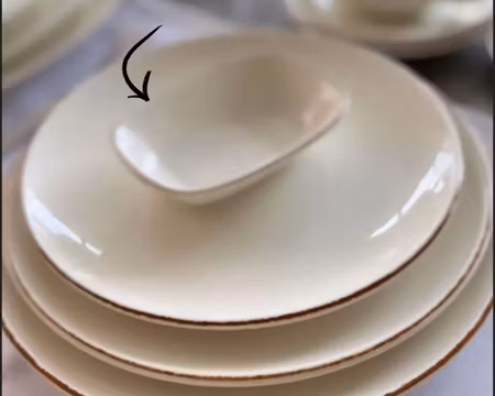 RETRO Rekt.Skål 12x8,5cm