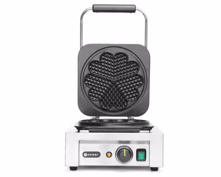 Våffeljärn Hjärta 230V 2200W, HENDI