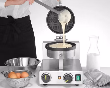 Våffeljärn Rundvåfflor 230V 1000W, HENDI