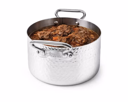 Agnelli Kittel D24cm/H:15,8cm, Induktion Hamrad rfr 3-ply 7,1L