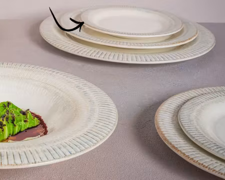 Galata Albus Flat Assiette 18cm