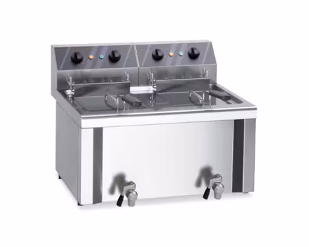 Fritös EF12+12B, 2x10/12Liter 18kW, 75x65,5x43,5cm, mbm