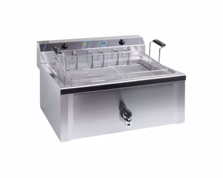 Fritös EF20BP, 1x18/20Liter 9kW, 75x67,5x26cm, mbm