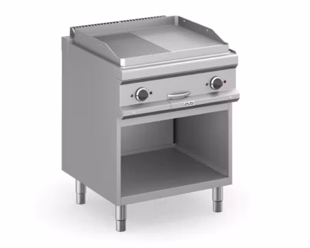 Stekhäll Slät/räfflad 8kW, 70x71,4x85cm, mBm