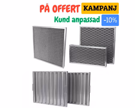 Kundanpassad CamMet Fettfilter Alu/RFR(På Offert)