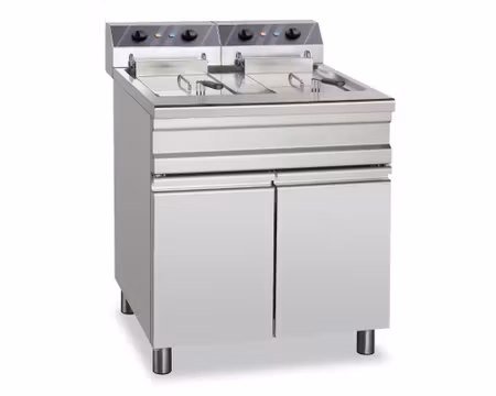 Fritös (EF25+25S) 75x75,5x98,5cm 2x18/20Liter 24kW, mBm