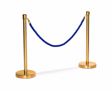 Flätat Rep(1,5m) Till Köstolpe, Blå/Guld, Exxent