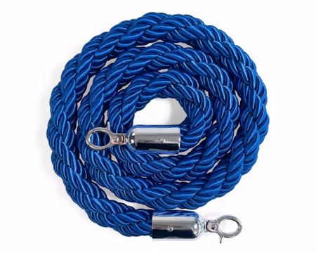Flätat Rep(1,5m) Till Köstolpe, Blå/Silver, Exxent