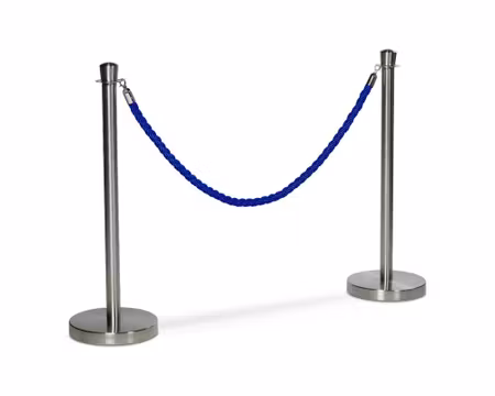 Flätat Rep(1,5m) Till Köstolpe, Blå/Silver, Exxent