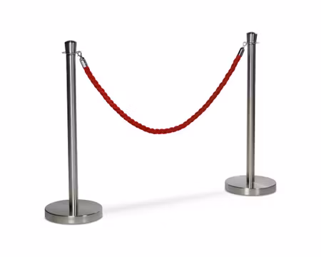 Flätat Rep(1,5m) Till Köstolpe, Röd/Silver, Exxent