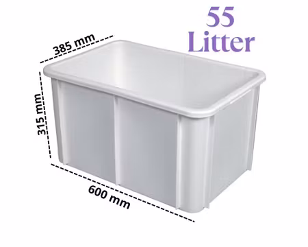 Plastback Stapelbar 600x385xh315mm 55Liter Gilac, BESTRO