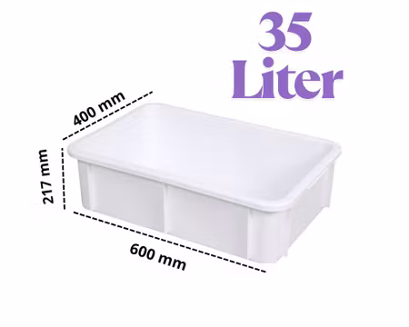 Plastback Stapelbar 600x400xh217mm 35Liter Gilac, BESTRO