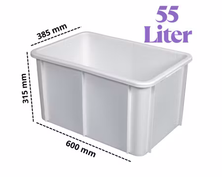 Plastback Stapelbar 600x385xh315mm 55Liter Gilac, BESTRO