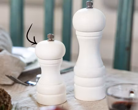 Salt & Pepparkvarn 11 cm Vit