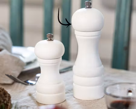 Salt & Pepparkvarn 16 cm Vit