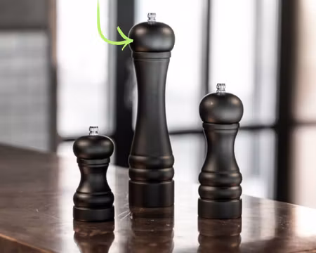 Salt & Pepparkvarn 25 cm Svart