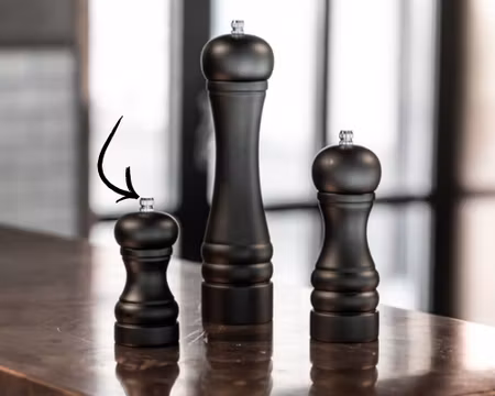 Salt & Pepparkvarn 11 cm Svart