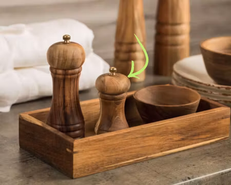 Salt & Pepparkvarn 11 cm Akacia