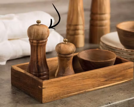 Salt & Pepparkvarn 16 cm Akacia