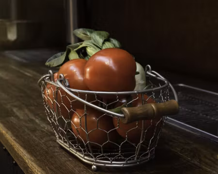 Bröd/Fruktkorg 20x15 cm Trähandtag