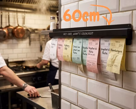 Bonglist Svart 60cm Aluminium, PATINA