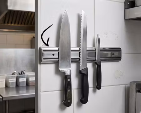 Magnetlist i Rostfri 45cm, PATINA