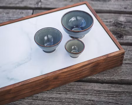 Kylplatta GN1/1 53x32,5xH3,5cm Marble, UTOPIA