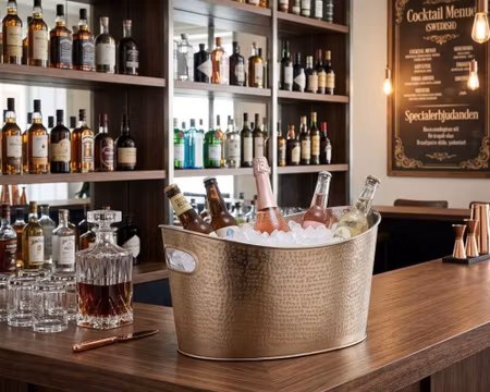 Isbad/Dryckeskylare 40x30cm Koppar, UTOPIA