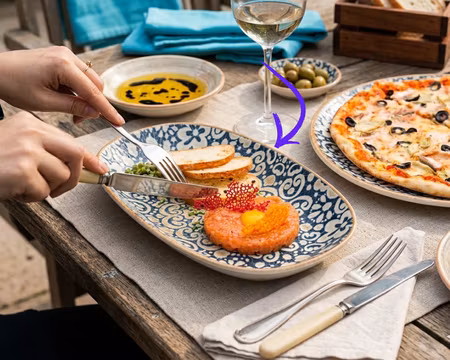 ALHAMBRA Tallrik oval 33x19cm