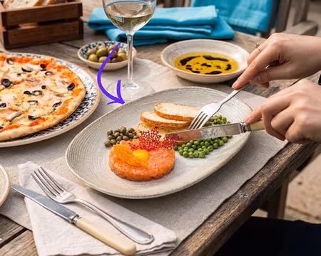 PATERA Tallrik oval 33x19xH:4cm