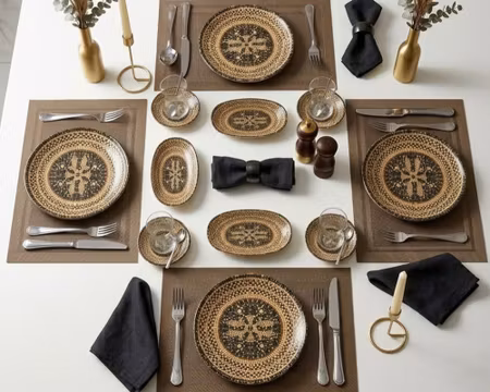 MESOPOTAMIA Assiett Gourmet flat D19cm