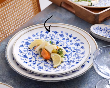 Blocho Tallrik/Assiett flat rund Kratos D21cm