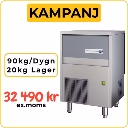 Iskrossmaskiner SLT 170 luftkyld, 90kg/dygn-Binge 20kg, NTF