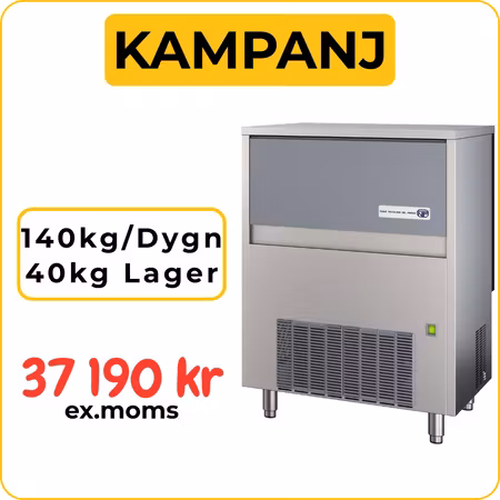 Iskrossmaskiner SLT 270 vattenkyld, 140kg/dygn-Binge 40kg, NTF